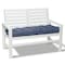 Classic Accessories Indoor/Outdoor Bench Cushion, 54 x 18 x 5", Navy 62-204-014601-EC - alternate 4
